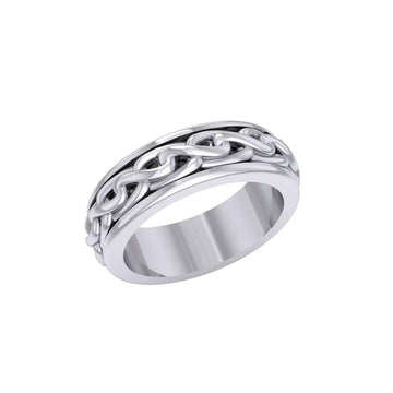 Celtic Knotwork Spinner Ring TR1693 - Jewelry